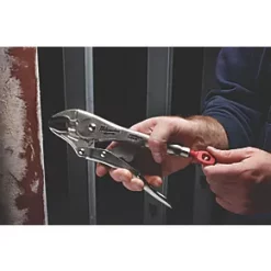 Milwaukee Curved Jaw Locking Pliers 10" (250mm) -Pliers & Cutters Sales Store 160TF A2