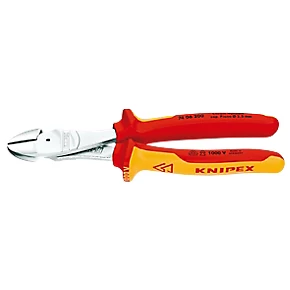 Knipex VDE High Leverage Diagonal Cutters 8" (200mm) 1 Knipex VDE High Leverage Diagonal Cutters 8" (200mm)