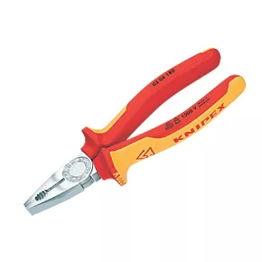 Knipex VDE Combination Pliers 6 1/4" (160mm) 1 Knipex VDE Combination Pliers 6 1/4" (160mm)