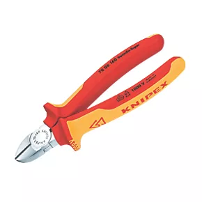 Knipex VDE Diagonal Cutters 6 1/4" (160mm) 1 Knipex VDE Diagonal Cutters 6 1/4" (160mm)