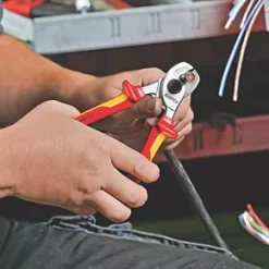 Knipex VDE Cable Shears 6 1/4" (165mm) -Pliers & Cutters Sales Store 3697F A3
