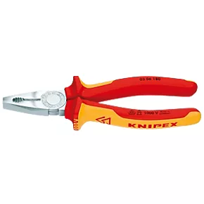 Knipex VDE Combination Pliers 7" (180mm) 2 Knipex VDE Combination Pliers 7" (180mm) - Image 2