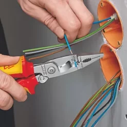 Knipex 5-in-1 Electrical Installation Pliers 8" (200mm) -Pliers & Cutters Sales Store 5211F A4