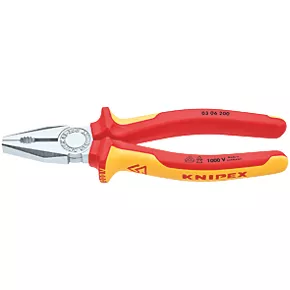 Knipex VDE Combination Pliers 8" (200mm) 1 Knipex VDE Combination Pliers 8" (200mm)