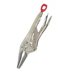 Milwaukee Flat Jaw Long Nose Locking Pliers 6" (150mm)