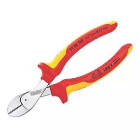 Knipex VDE Diagonal Cutters 6 1/4" (160mm) 1 Knipex VDE Diagonal Cutters 6 1/4" (160mm)