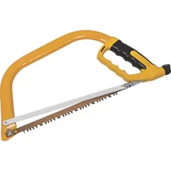 Roughneck 24 / 4tpi Wood/Metal/Plastic Bow Hacksaw with Spare Blade 12" (300mm)